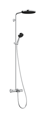 Душова система hansgrohe Pulsify S Puro Showerpipe EcoSmart 260 1jet з термостатом 24232000 хром