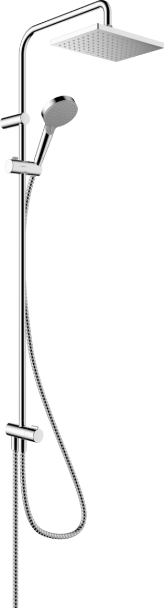 Душова система hansgrohe Vernis Shape Showerpipe 230 1jet Reno 26282000 хром - зображення
