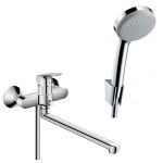 Набор смесителей для ванны 2 в 1 hansgrohe Logis 20240017 (71402000, 31507320)