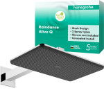 Верхній душ Raindance Alive Q 210/340 2jet EcoSmart з тримачем, 24551000 хром