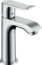 Змішувач hansgrohe Metris для маленької раковини із зливним гарнітуром, хром 31088000