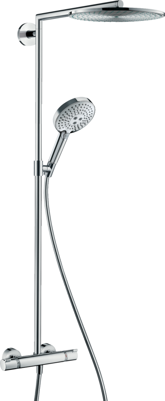 Душевая система hansgrohe Raindance Select S 300 Showerpipe с термостатом 27114000 хром - изображение