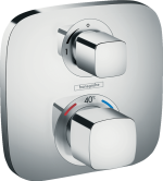 Смеситель скрытого монтажа с термостатом hansgrohe Ecostat E 15707000, хром
