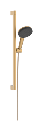 Душовий набір hansgrohe Raindance Alive Select S, Ecosmart 24600140 зі стійкою Unica E Puro 65, бронза