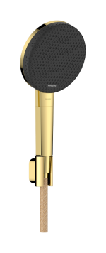 Душовий набір hansgrohe Raindance Alive Select S 3jet EcoSmart 24611990, з тримачем та шлангом 1,6 м, золото