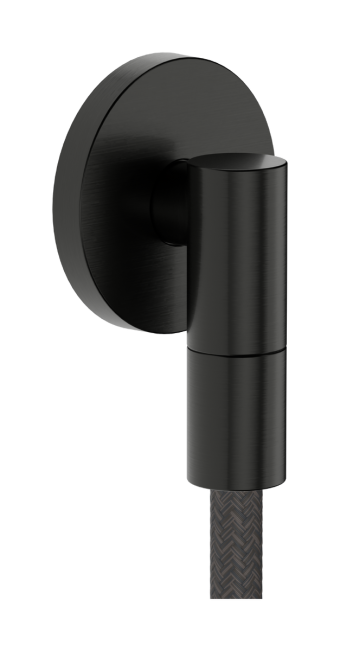 Шлангове з'єднання hansgrohe FixFit Fine S зі зворотнім клапаном, 28882340 чорний матовий хром - зображення