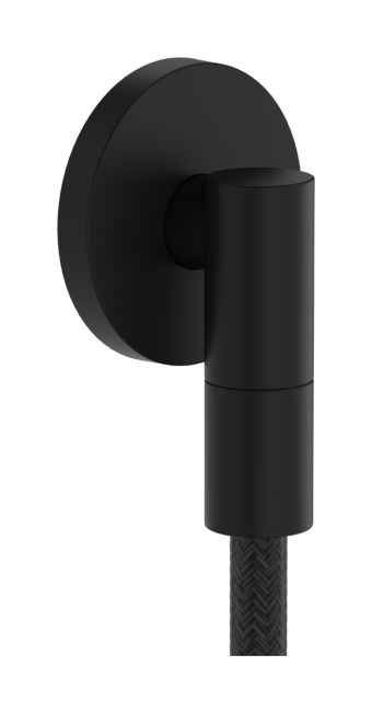 Шлангове з'єднання hansgrohe FixFit Fine S зі зворотнім клапаном, 28882670 чорний матовий - зображення