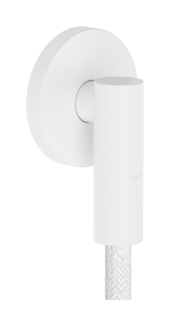 Шлангове з'єднання hansgrohe FixFit Fine S зі зворотнім клапаном, 28882700 білий матовий - зображення
