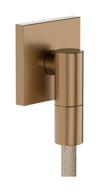 Шлангове з'єднання hansgrohe FixFit Fine Е зі зворотнім клапаном, 28883140 бронза - зображення