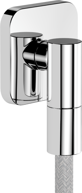 Шланговое подсоединение hansgrohe FixFit Fine Q с обратным клапаном, 28884000 хром - изображение