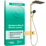 Душова система hansgrohe Raindance Alive Q 210/340 1jet з ShowerSelect Comfort, 24580990 золото
