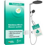 Душова система hansgrohe Raindance Alive S 300 1jet EcoSmart з ShowerSelect Comfort, 24583000 хром
