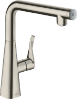 Смеситель hansgrohe Metris Select для кухонной мойки 14847800 под сталь