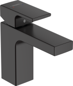 Змішувач hansgrohe Vernis Shape для раковини без зливного гарнітуру, чорний матовий 71569670