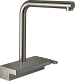 Змішувач hansgrohe Aquno Select M81 для кухонної мийки з висувним душем, під сталь 73830800