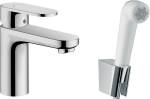Змішувач hansgrohe Vernis Blend для раковини з гігієнічним душем 71215000