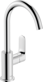 Змішувач hansgrohe Rebris S для раковини зі зливним гарнітуром та поворотним виливом, хром 72536000