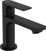 Змішувач hansgrohe Rebris E CoolStart EcoSmart+ для раковини зі зливним гарнітуром, чорний матовий 72587670