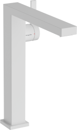 Змішувач hansgrohe Tecturis E CoolStart для раковини з донним клапаном push-open 73073700 білий матовий