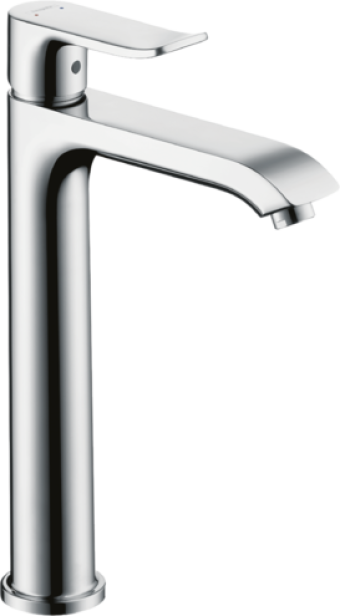 Змішувач hansgrohe Metris для раковини без донного клапана, хром 31185000 - зображення