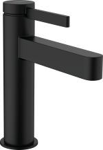 Смеситель hansgrohe Finoris для раковины со сливным гарнитуром, черный матовый 76023670