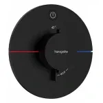Термостат hansgrohe ShowerSelect Comfort S для душа 15553670 чорний матовий
