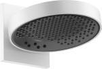 Верхний душ hansgrohe Rainfinity 250 3jet с настенным соединителем 26232700 матовый белый