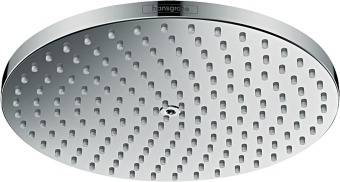 Верхний душ hansgrohe Raindance S 240 1jet PowderRain EcoSmart 27624000, хром - изображение