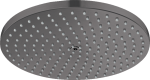Верхній душ hansgrohe Raindance S 240 1jet PowderRain EcoSmart 27624340, чорний матовий хром