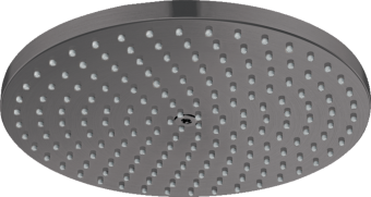 Верхний душ hansgrohe Raindance S 240 1jet PowderRain EcoSmart+ 28821340, черный матовый хром - изображение